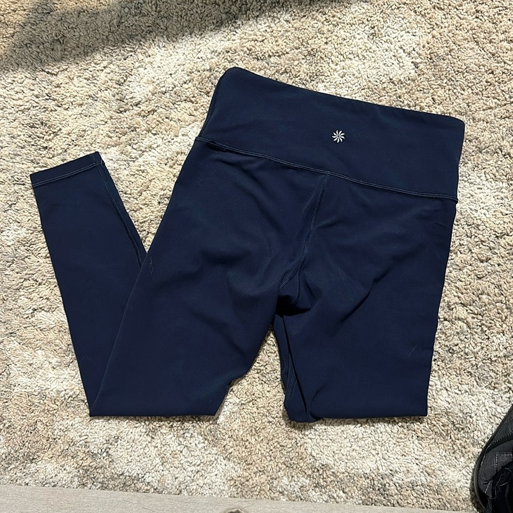 Athleta navy leggings size small